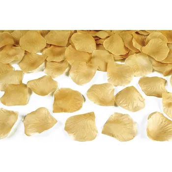 Party dekorace Okvětní lístky růže zlaté 100ks Partydeco pa465832