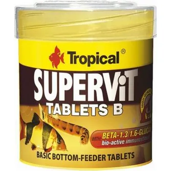 Krmivo pro rybičky TROPICAL Supervit Tablets B 50ml - cca. 200ks