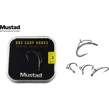 Rybářský háček Háček Mustad BBS Curve Shank Elite vel.2 / 5ks