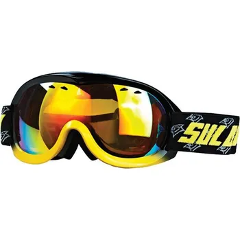 Sulov Passo 2 žluto/černé juniorské lyžařské brýle Kouřový + stříbrná + DÁREK