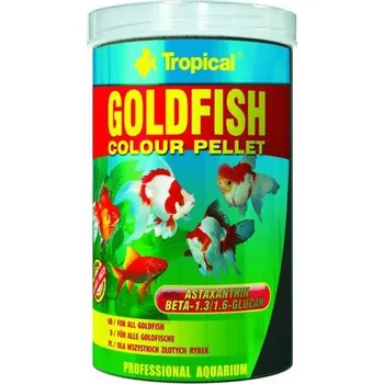 Krmivo pro rybičky TROPICAL Goldfish Color pellet 100ml