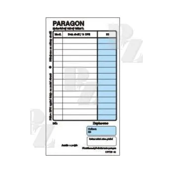 Obchodní paragon OPTYS R70 nečíslovaný, Optys