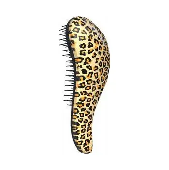 kartáč na vlasy Dtangler Hair Brush kartáč pro snadné rozčesání vlasů leopard yellow