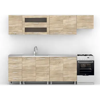 Kuchyňská linka Kuchyňská linka Rea Alfa - Moderní kuchyňská linka