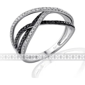 Prsten Klenoty Budín Luxusní diamantový zlatý prsten posetý černými diamanty 3861486 (Klenoty Budín Luxusní diamantový zlatý prsten posetý černými diamanty 3861486)