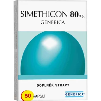 Přírodní produkt Generica Simethicon 80 mg 50 cps.