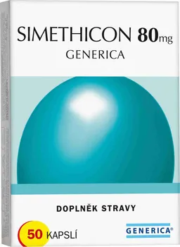 Přírodní produkt Generica Simethicon 80 mg 50 cps.