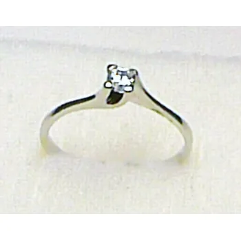 Prsten Klenoty Budín Luxusní zásnubní prstýnek z bílého zlata se zirkonem 585/1,05 gr vel. 55 6860062 (Klenoty Budín Luxusní zásnubní prstýnek z bílého zlata se zirkonem 585/1,05 gr vel. 55 6860062)