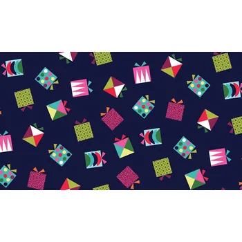 MAKOWER UK Látka vánoční v metráži 1607B