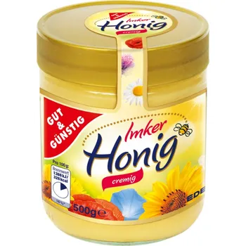 G&G včelí med jemně krémový 500g - originál z Německa