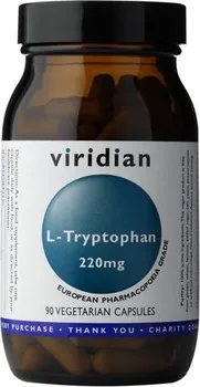 Aminokyselina Viridian L-Tryptophan 220 mg 90 cps.