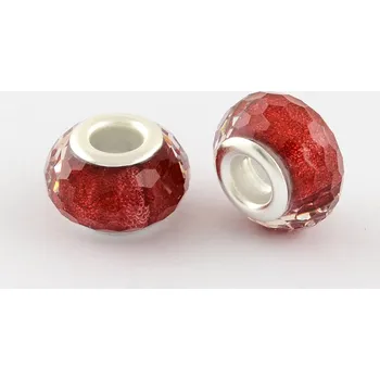 Korálek Korálek Brus perleť červený rudý - TOPBEADS