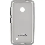 Kisswill TPU černé transparentní silikonové pouzdro pro Nokia Lumia 530
