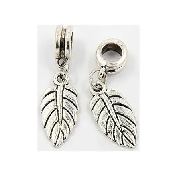 Dětské navlékací korálky Přívěsek na náramek LÍSTEK - TOPBEADS