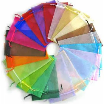 Dárková krabička Organzový dárkový sáček na šperky a korálky TOPBEADS