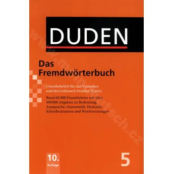 Slovník Duden - Das Fremdwörterbuch Bd. 05, 10. vydání 2010