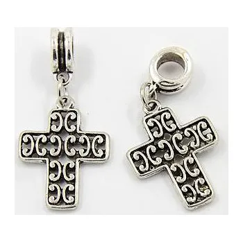 Přívěsek na náramek KŘÍŽ - křížek - TOPBEADS