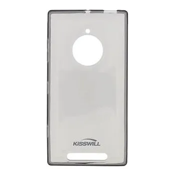 Pouzdro na mobilní telefon Kisswill TPU černé transparentní silikonové pouzdro pro Nokia Lumia 830