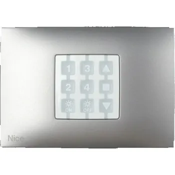 Nice WRA obdelníkový rámeček vysílače NiceWay, barva hliník