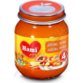 Recenze Nutricia Hami Ovocný příkrm jablko mrkev 125 g