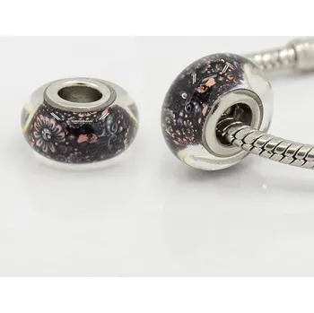 Korálek Korálek 16 ANY černý chic skleněný - TOPBEADS