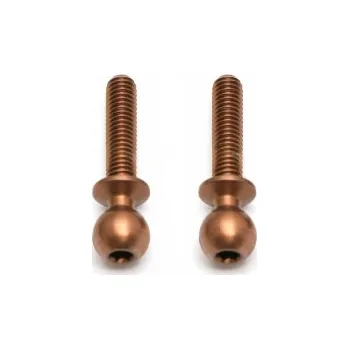 RC vybavení FT TiN kulové čepy, 12 mm délka závitu, 2 ks.