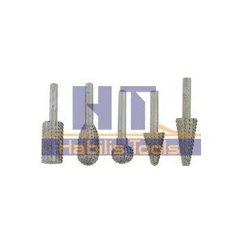 SADA frézovacích hlav rašple - 5 ks