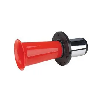 Houkačka trumpeta plast, 12V, 225 mm červená (sn-150)