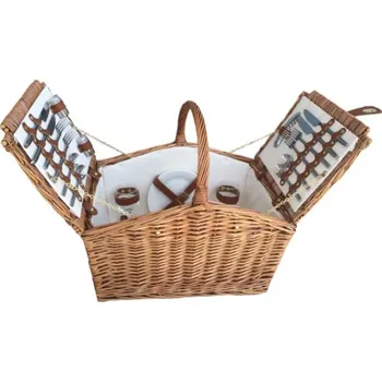 Piknikový koš British Piknikový koš proutěný 4 osoby