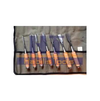 Dláto SADA sochařských dlát Koyama Nomi - 7 ks (rolovací textilní pouzdro)