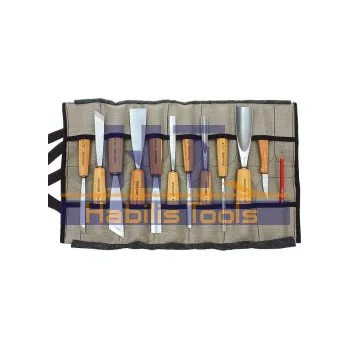 Dláto SADA řezbářských dlát PFEL Val Gardena - 11 ks (rolovací jutový obal)