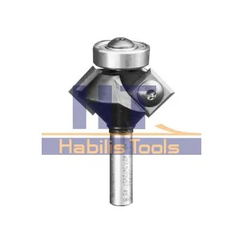 Fréza Úhlová stopková fréza 30° S8 s ložiskem