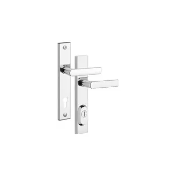 Dveřní kování R4 pro vložku 90 klika-klika Cr bez vložky