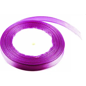 Stuha Stuha saténová 1cm x 23m 85 RŮŽOVOFIALOVÁ