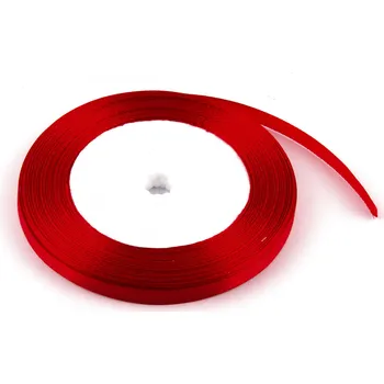 Stuha Stuha saténová 0.65cm x 23m 26 ČERVENÁ
