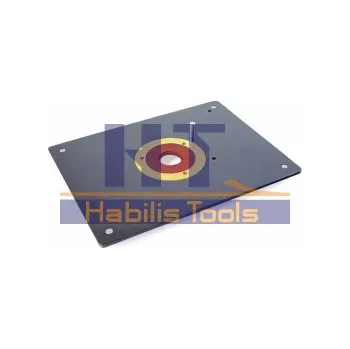 Frézovací deska plastová pro stolek - 306x229x6mm, otvor D30-66-98mm hobby