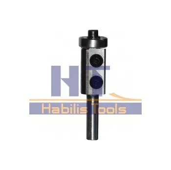 Fréza Ořezávací žiletková stopková fréza D19x40 S8 se spodním ložiskem