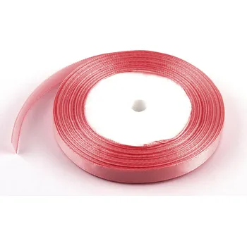 Stuha Stuha saténová 1cm x 23m 41 STARORŮŽOVÁ