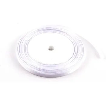 Stuha Stuha saténová 0.65cm x 23m 1 BÍLÁ