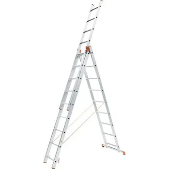 Žebřík Hliníkový žebřík ALVE Helper 3 x 9 příček typ 6609