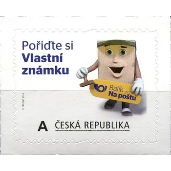 Poštovní známka Česká pošta (2012) č. 728 ** - Česká republika - Vlastní známka "A" Vzor na šířku