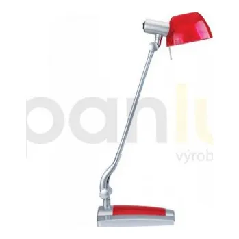 Zářivkové svítidlo AKCE - Panlux GINEVRA UNO stolní lampička, červená Panlux STG1/R