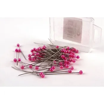 Svatební dekorace Dekorační špendlík do klopy 55mm růžový