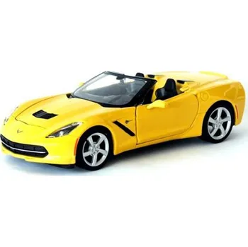 autíčko Maisto Chevrolet Corvette Stingray 2014 1:24 žlutá