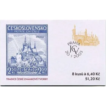 Poštovní známka Česká pošta (2003) ZSt 18 - Tradice známkové tvorby - Praha