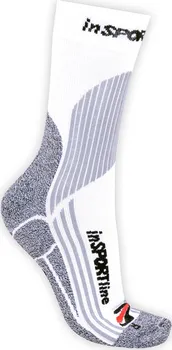 Dámské ponožky Multifunkční ponožky inSPORTline - COOLMAX & ionty stříbra bílá