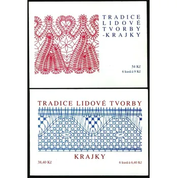 Poštovní známka Česká pošta (2003) ZSt 19 - 20 - Lidová tvorba - krajky