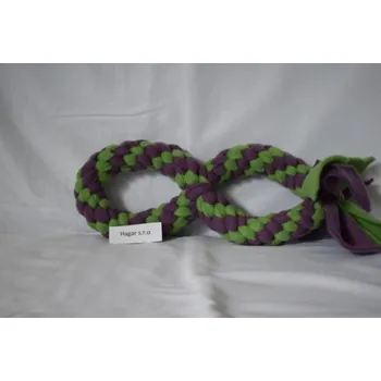 Hračka pro psa Hračka pro psa fleecová osmička