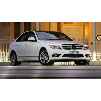 Auto-moto Příčníky Mercedes-Benz C-klasse 07-13 s pevnými body (bez prosklený střechy) Alu tyče