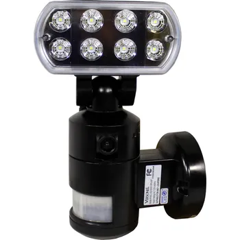 Bezpečnostní detektor Nightwatcher LED bezpečnostní nahrávací osvětlení s Wifi - černá